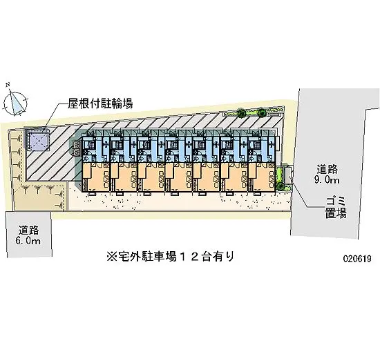 ★手数料０円★会津若松市門田町徳久　月極駐車場（LP）